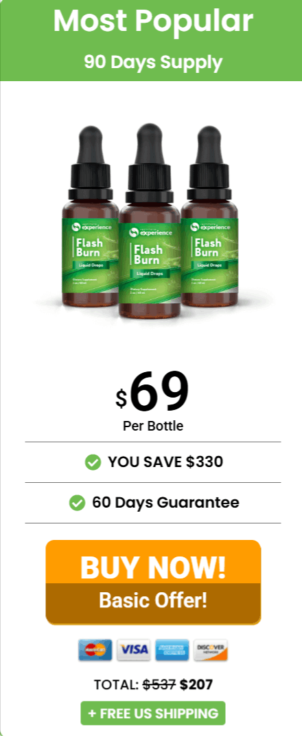 FlashBurn price 3 bottle