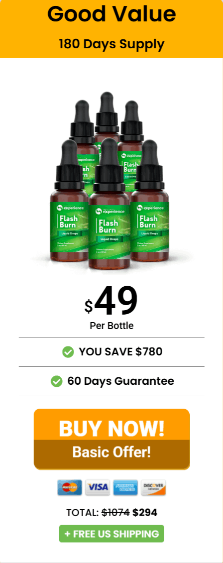 FlashBurn price 6 bottle